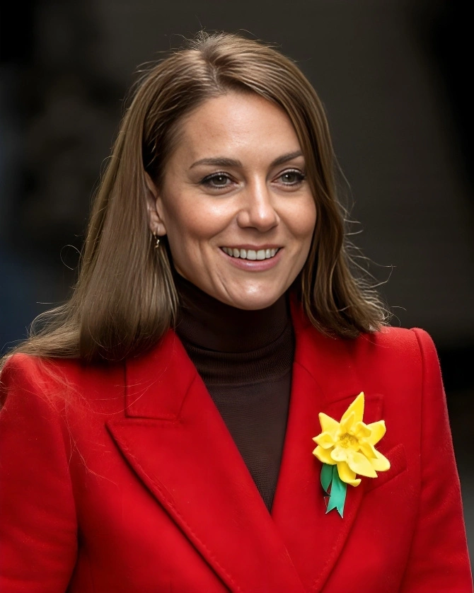 Kate Middleton and Daffodil Tribute